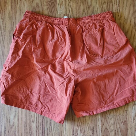Orange Swim Trunks XL Sand & Sun Beach A124 - Picture 2 of 3